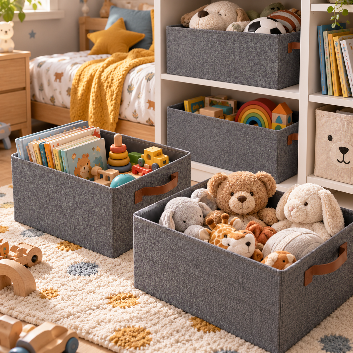 Pack2 Canasta Organizadora Plegable